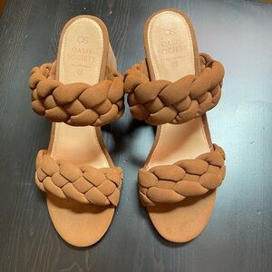 Oasis Society Braided Heels